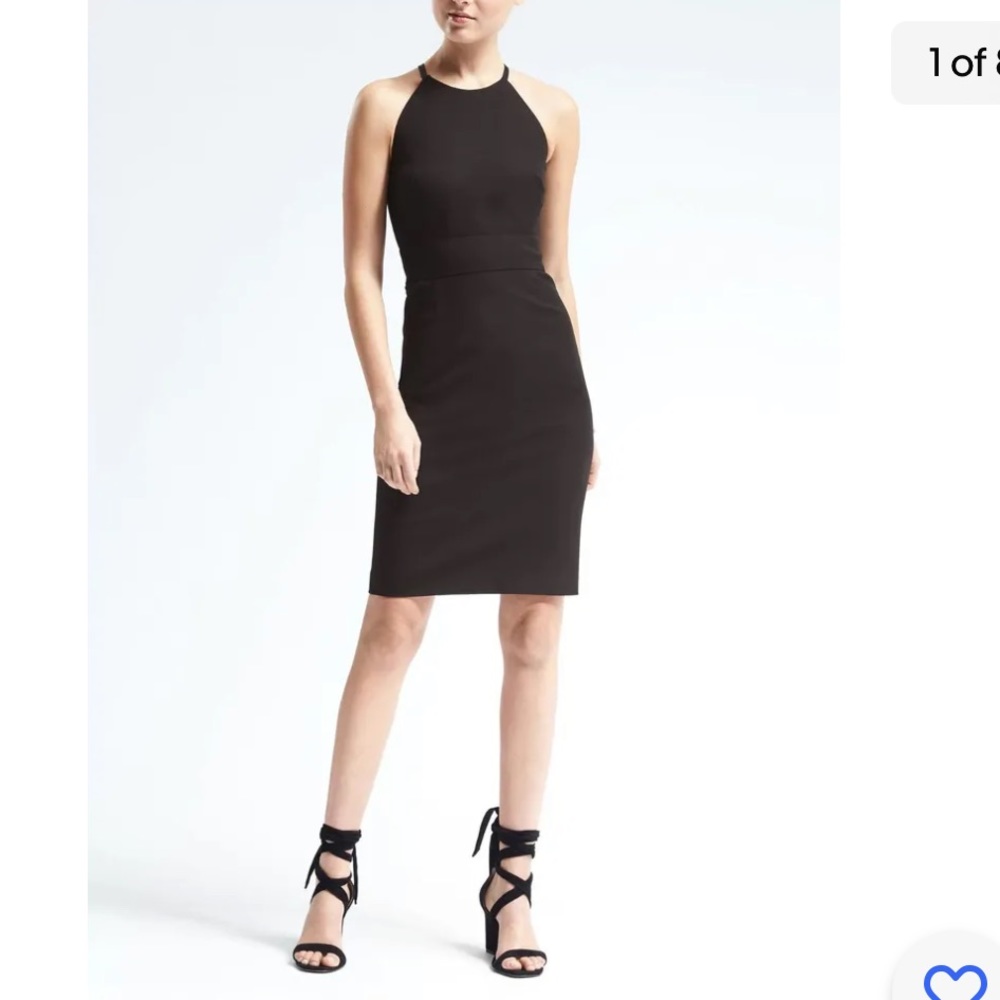 Banana Republic Bi-stretch Racer Neck Sheath Dress - Picture 4 of 8